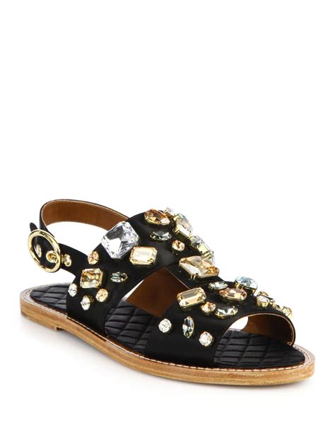 dolce gabbana sandals price|dolce and gabbana embellished sandals.